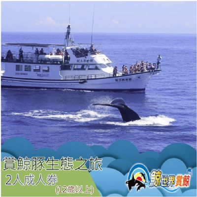 【花蓮】鯨世界-賞鯨豚生態之旅成人雙人券