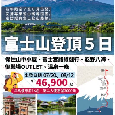 【7-8月】富士山登頂5日