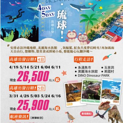 【3-6月】沖霸琉球4日5日