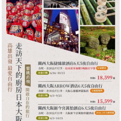 【6-10月】走訪天下的廚房日本大阪 6日
